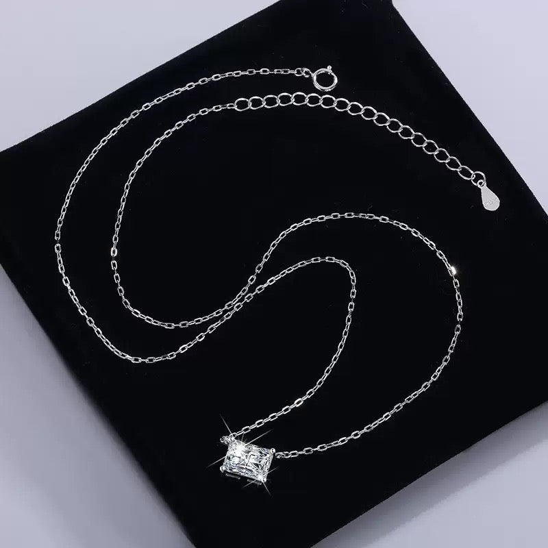 Radiant Cut Necklace