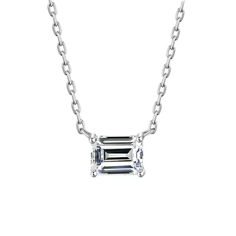 Emerald Cut Necklace