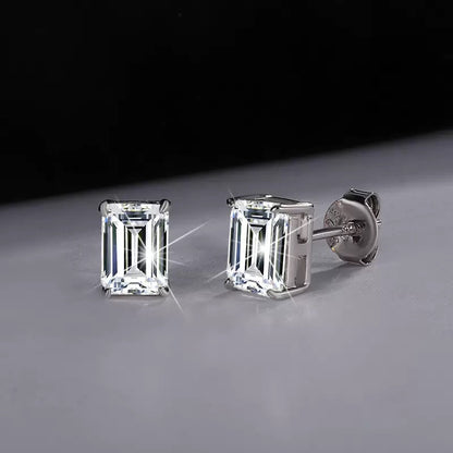 Emerald Cut Earrings