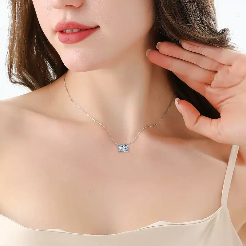 Emerald Cut Necklace
