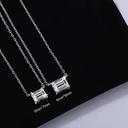 Emerald Cut Necklace