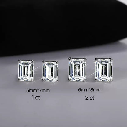 Emerald Cut Earrings
