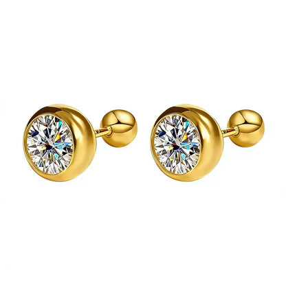 Moissanite Bubble Studs