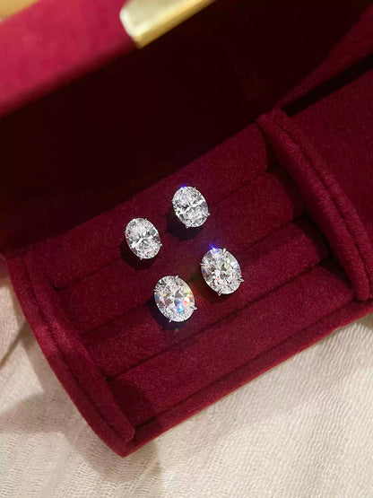 Elegant Oval Earrings