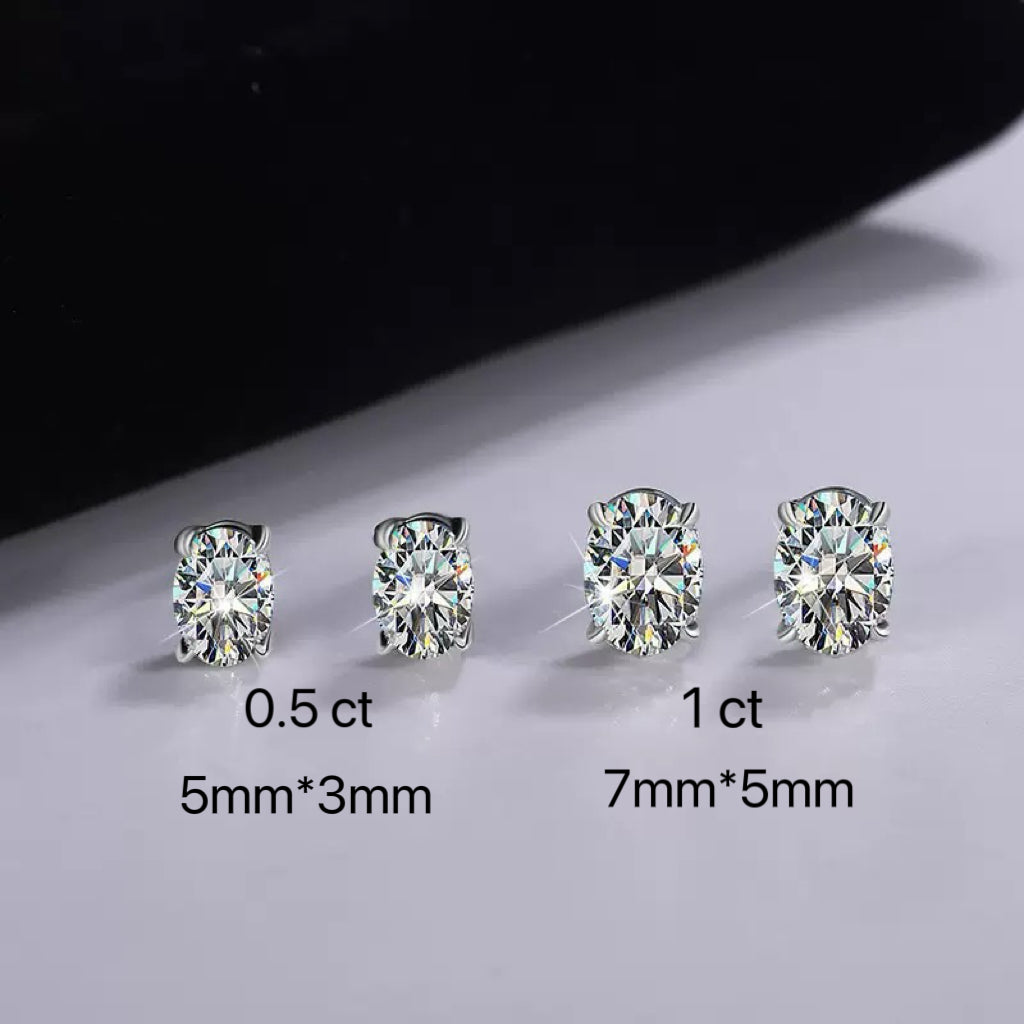 Elegant Oval Earrings