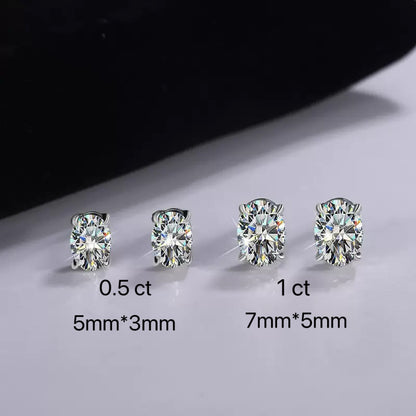 Elegant Oval Earrings