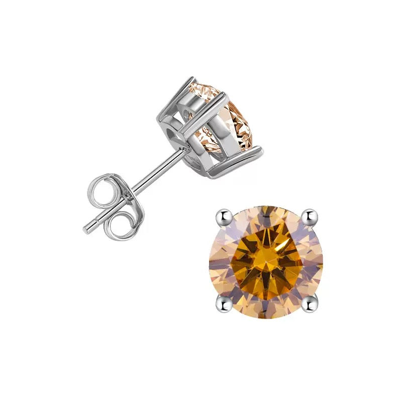 Moissanite Spark Earrings