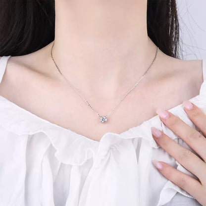 Moissanite Bubble Necklace