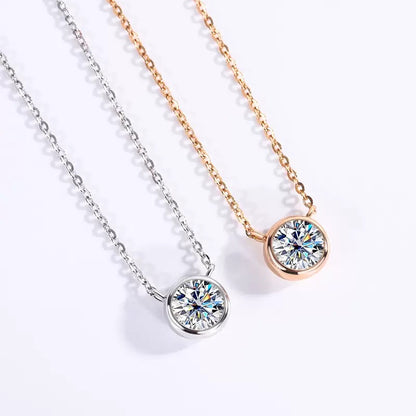 Moissanite Bubble Necklace