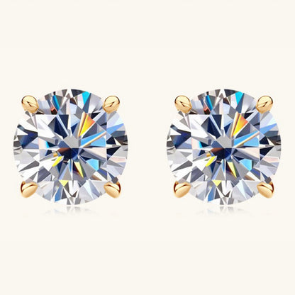 10K14K Gold Classic 4-Prong Studs
