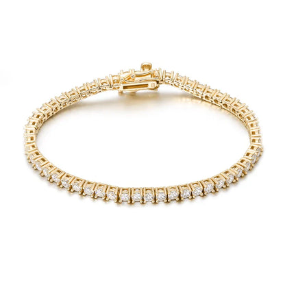 14K Gold Plated Tennis Bracelet